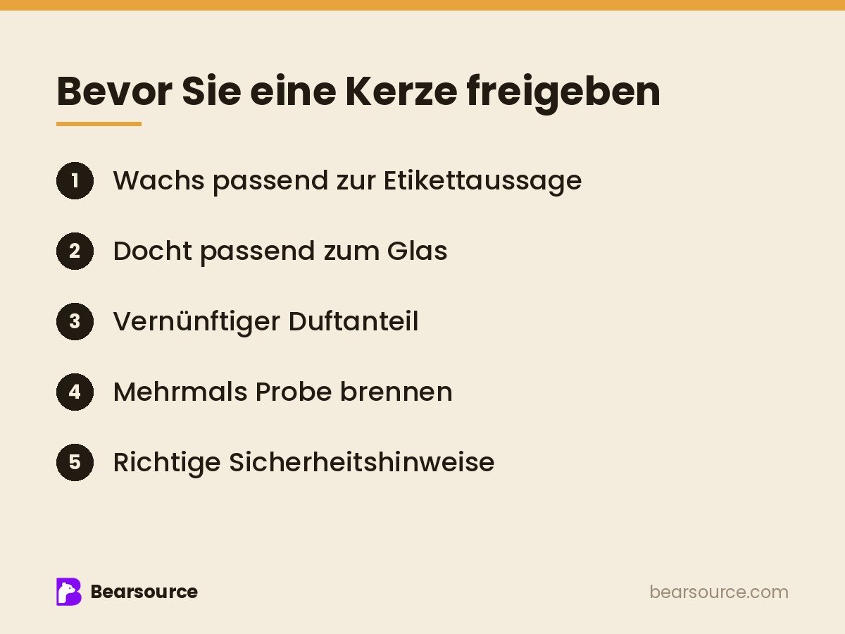 Eigene Kerzen herstellen lassen: Wachs, Docht, Duft und Brenntests