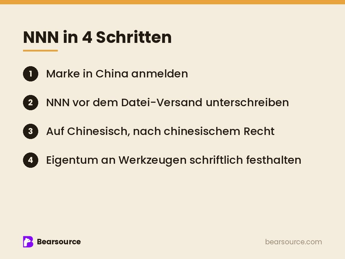 NNN statt NDA: So schützen Sie Ihr Produktdesign in China