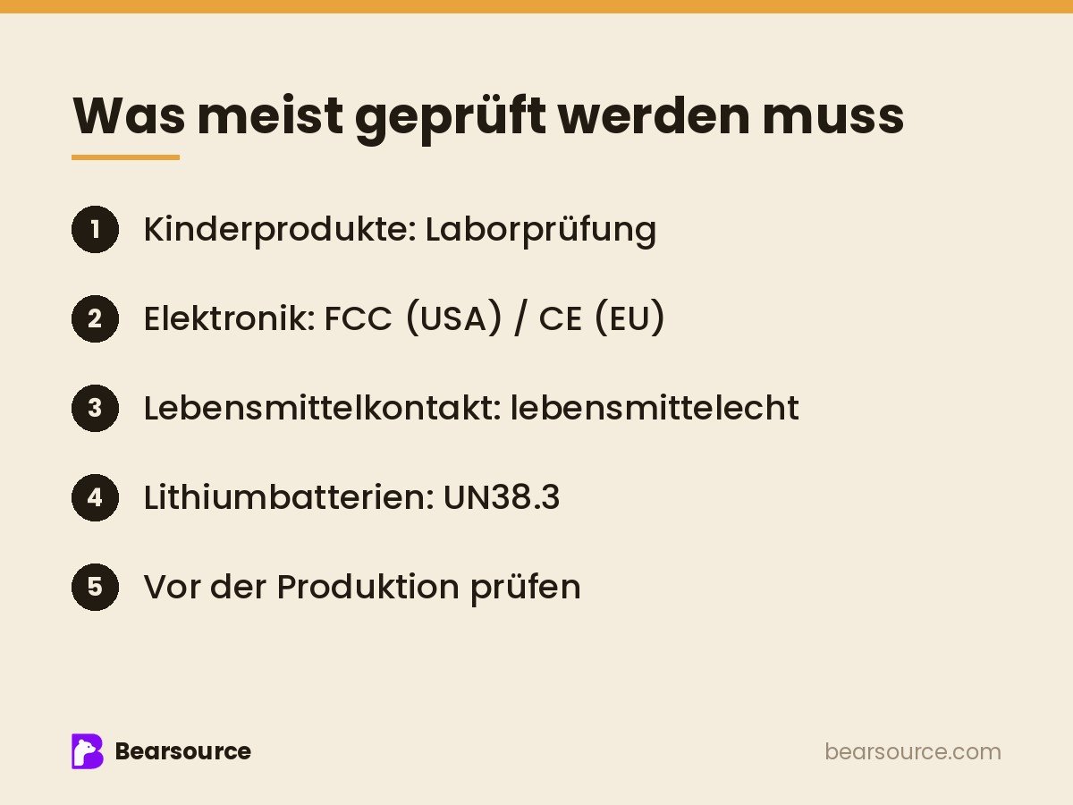 Braucht Ihr Produkt Prüfungen? Ein einfacher Leitfaden für die USA und die EU