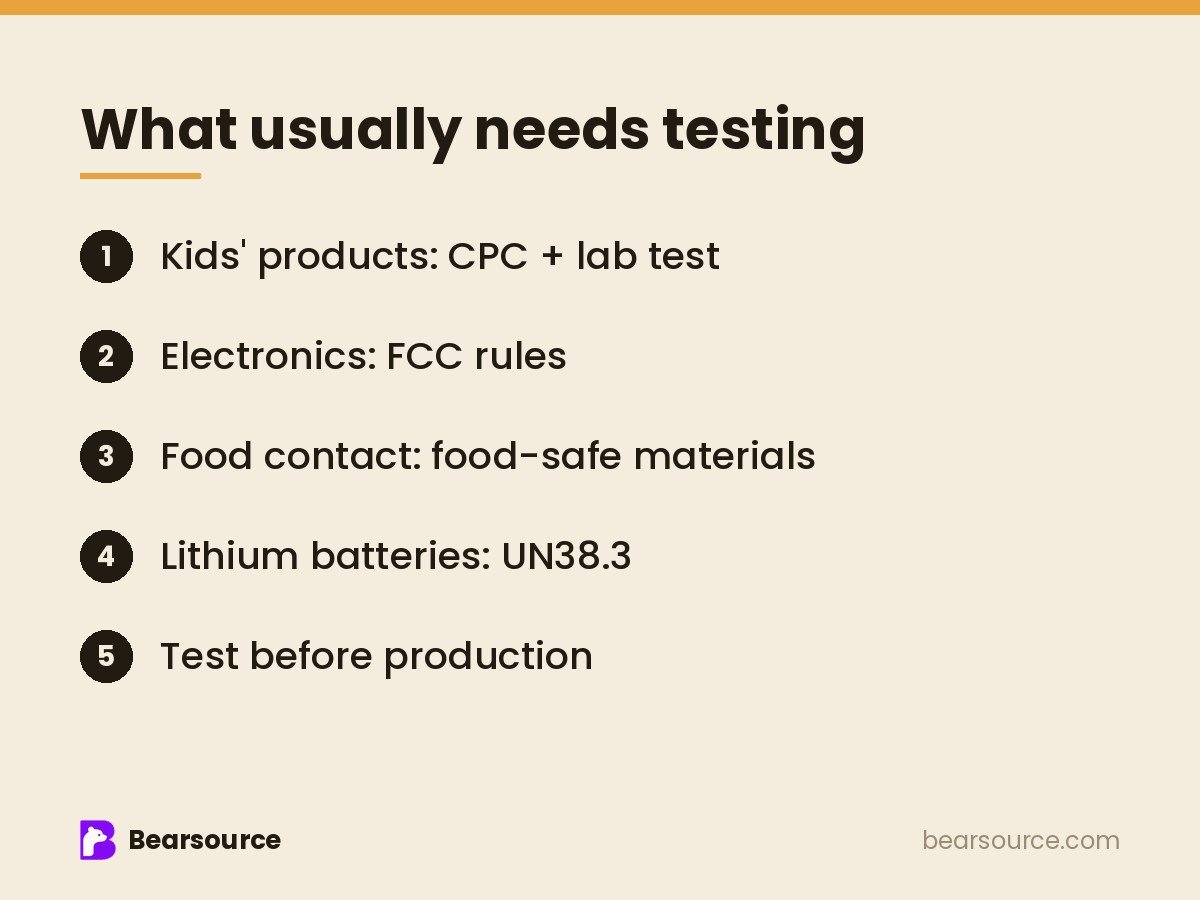 Does Your Product Need Testing? A Simple US Guide (CPC, FCC, FDA, UN38.3)